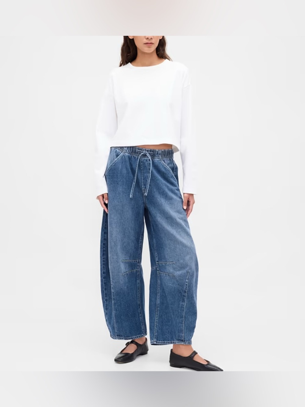 GAP Mid Rise UltraSoft Easy Horseshoe Jeans BNWT